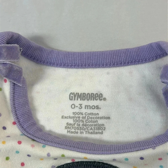 Gymboree - LIKE NEW - long sleeve penguin top/dress. Size 0-3 months - Picture 2 of 3